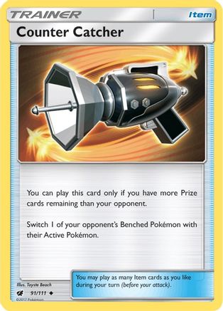 Counter Catcher 091/111 - Reverse Holofoil SM Crimson Invasion