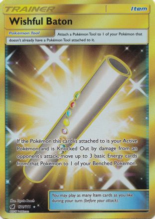 Wishful Baton (Secret) 121 - Holofoil SM Crimson Invasion