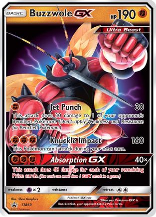 Buzzwole GX SM69 - Holofoil SM Promos