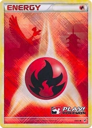 Fire Energy (Play! Pokemon) 089/95 - Holofoil League & Championship Cards
