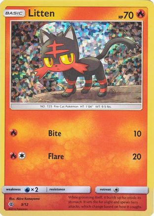 Litten 003/12 - Holofoil McDonalds Promos 2017