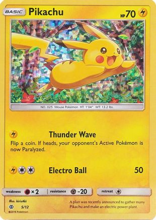 Pikachu 005/12 - Holofoil McDonalds Promos 2017