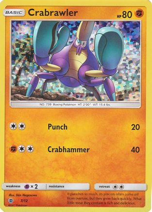 Crabrawler 007/12 - Holofoil McDonalds Promos 2017