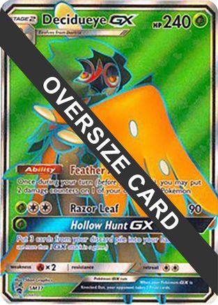 Decidueye GX (SM Black Star Promo) SM37 - Holofoil Jumbo Cards