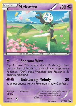 Meloetta XY193 - Holofoil XY Promos