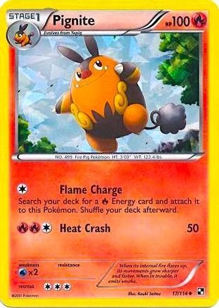 Pignite (Cracked Ice Holo) 017/114 - Holofoil Miscellaneous Cards & Products