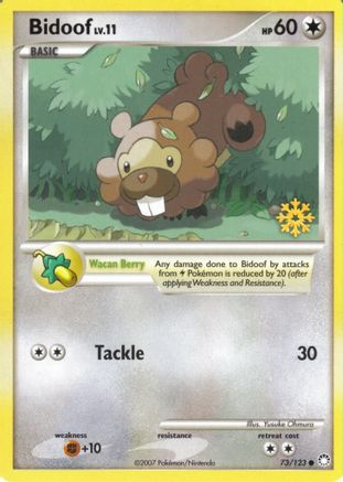 Bidoof 073/123 Countdown Calendar Promos