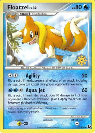 Floatzel 037/106 Countdown Calendar Promos
