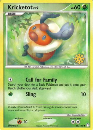 Kricketot 086/123 Countdown Calendar Promos