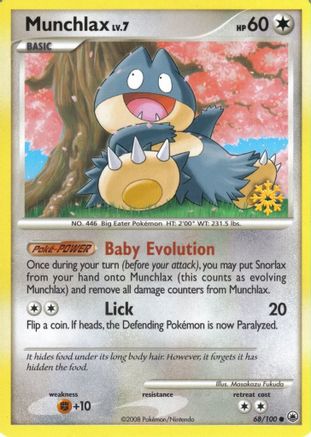 Munchlax 068/100 Countdown Calendar Promos