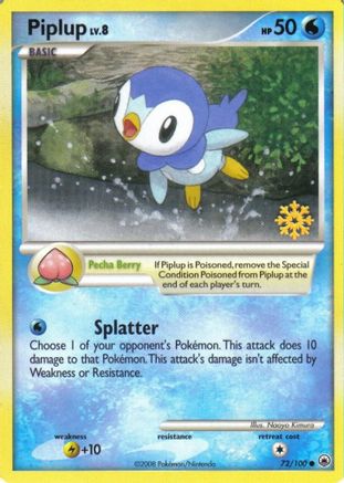 Piplup 072/100 Countdown Calendar Promos