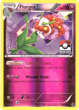 Florges (Pokemon League) 103/162 - Reverse Holofoil League & Championship Cards