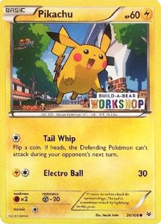 Pikachu (Build-A-Bear Workshop Exclusive) 020/108 Miscellaneous Cards & Products