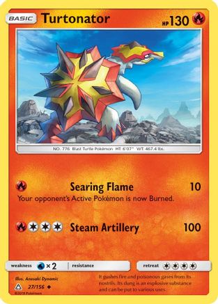 Turtonator 027 - Reverse Holofoil SM Ultra Prism