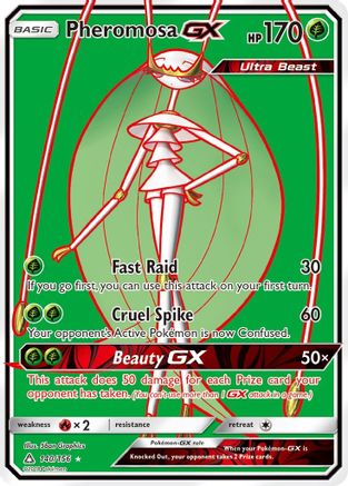 Pheromosa GX (Full Art) 140 - Holofoil SM Ultra Prism