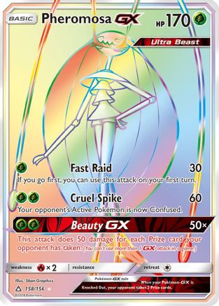 Pheromosa GX (Secret Rare) 158 - Holofoil SM Ultra Prism