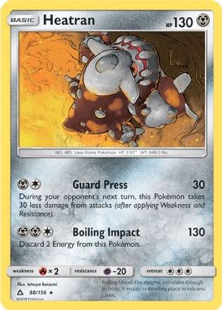 Heatran (Prerelease Kit Exclusive) 088/156 Deck Exclusives