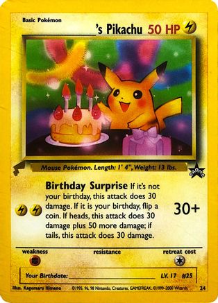 ______'s Pikachu 024 Pikachu World Collection Promos