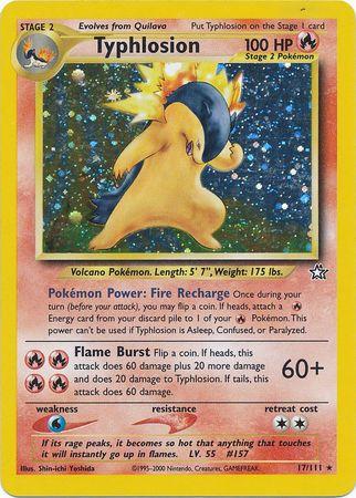 Typhlosion 017/111 - Unlimited Holofoil Neo Genesis