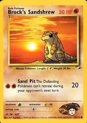 Brock's Sandshrew 072/132 - Unlimited Gym Heroes
