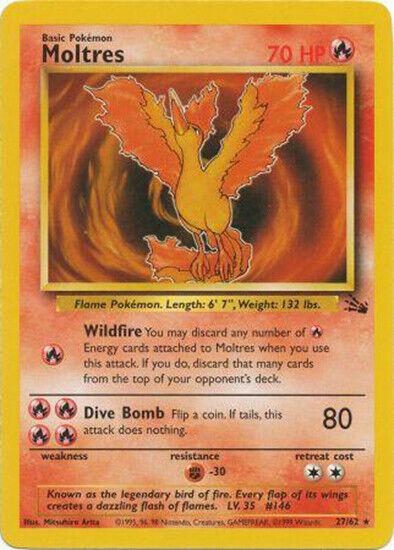 Moltres 027/62 - Unlimited Fossil