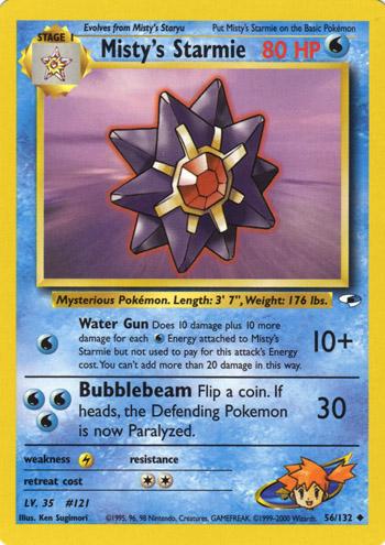 Misty's Starmie 056/132 - Unlimited Gym Heroes