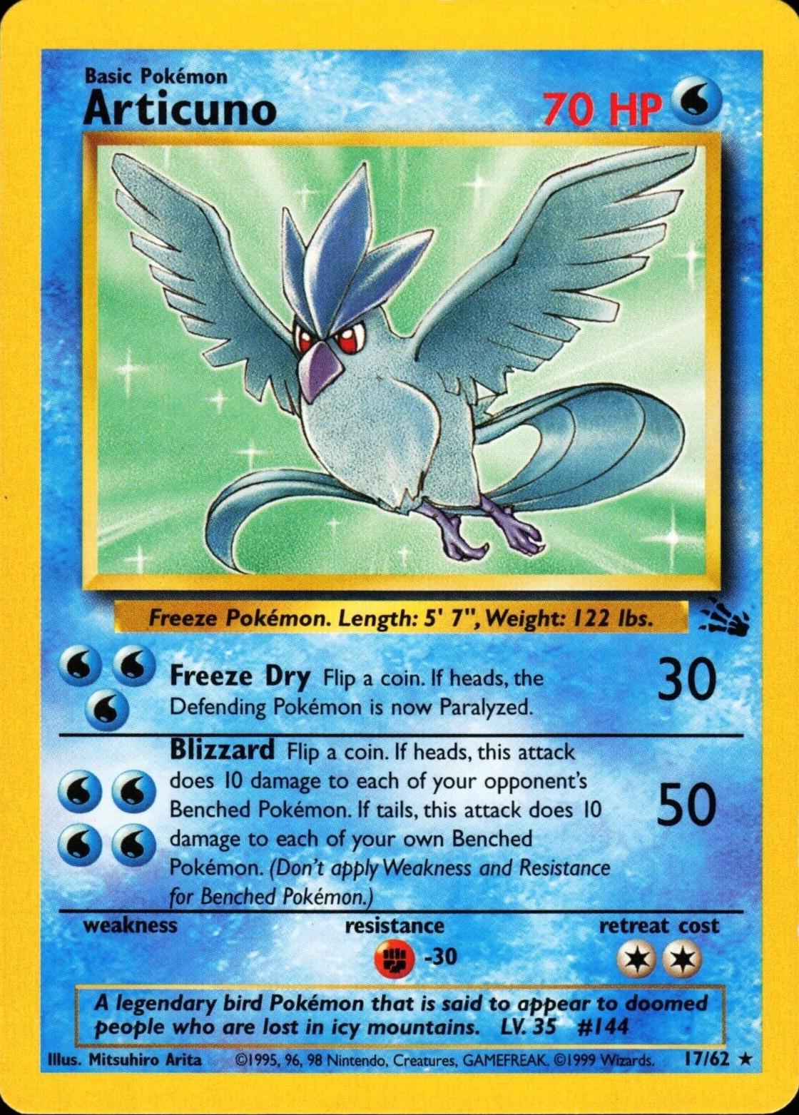 Articuno 017/62 - Unlimited Fossil