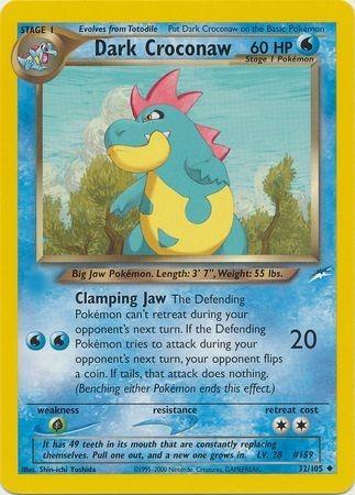 Dark Croconaw 032/105 - Unlimited Neo Destiny