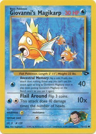 Giovanni's Magikarp 073/132 - Unlimited Gym Challenge