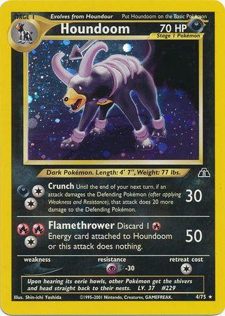 Houndoom 004/75 - Unlimited Holofoil Neo Discovery