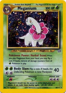 Meganium 010/111 - Unlimited Holofoil Neo Genesis