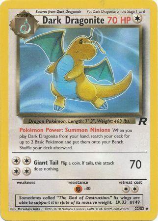 Dark Dragonite 022/82 - Unlimited Team Rocket