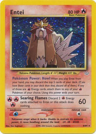 Entei 006/64 - Unlimited Holofoil Neo Revelation
