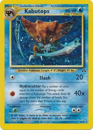 Kabutops 006/75 - Unlimited Holofoil Neo Discovery