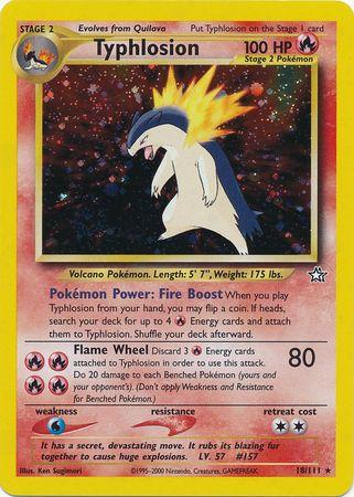 Typhlosion 018/111 - Unlimited Holofoil Neo Genesis