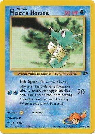 Misty's Horsea 087/132 - Unlimited Gym Challenge