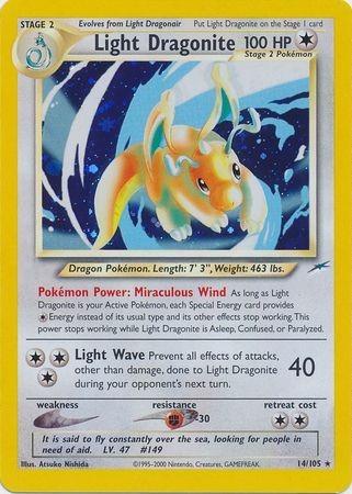 Light Dragonite 014/105 - Unlimited Holofoil Neo Destiny