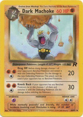 Dark Machoke 040/82 - Unlimited Team Rocket
