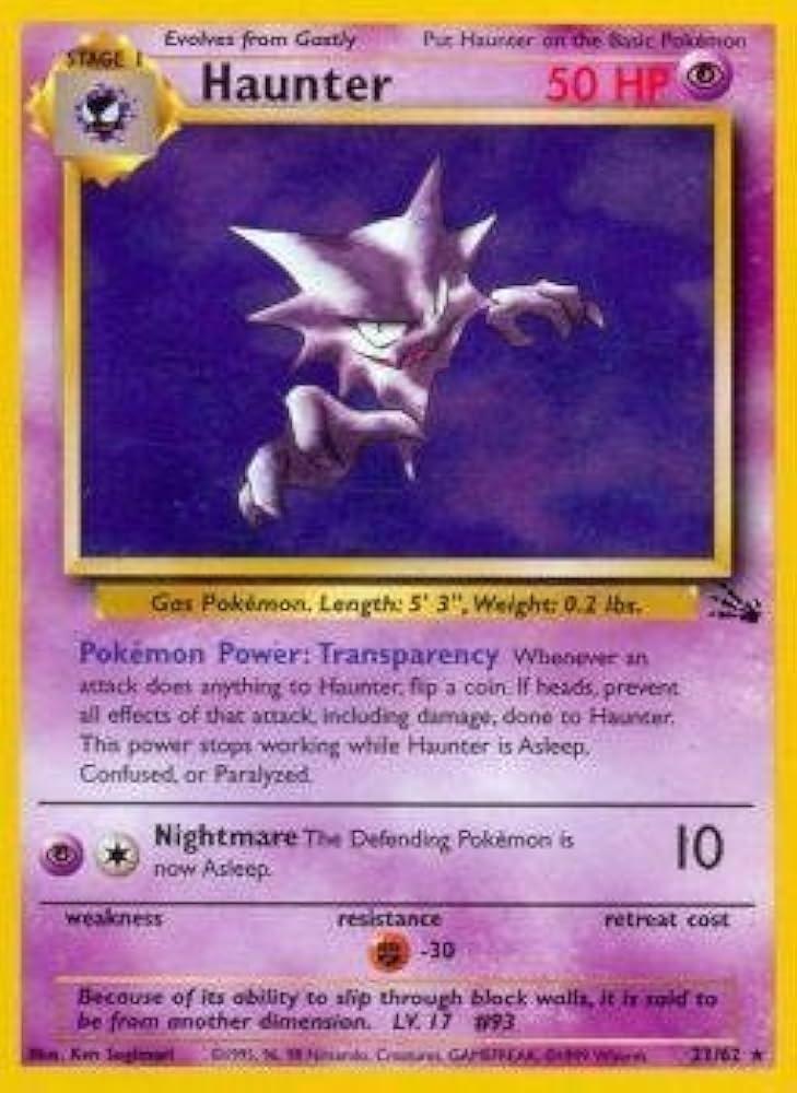 Haunter 021/62 - Unlimited Fossil