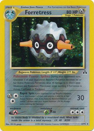 Forretress 002/75 - Unlimited Holofoil Neo Discovery