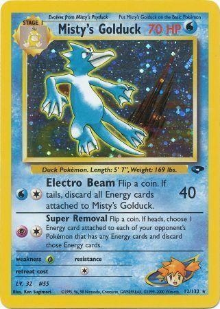 Misty's Golduck 012/132 - Unlimited Holofoil Gym Challenge