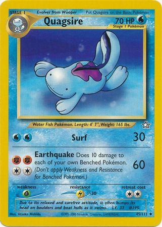 Quagsire 045/111 - Unlimited Neo Genesis