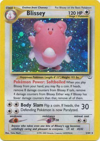 Blissey 002/64 - Unlimited Holofoil Neo Revelation