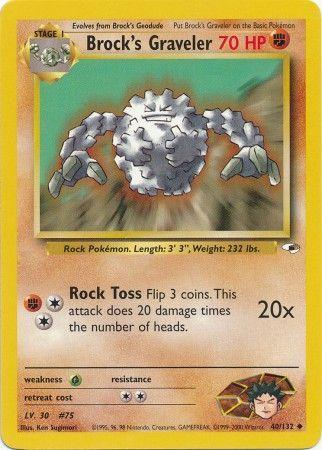 Brock's Graveler 040/132 - Unlimited Gym Heroes