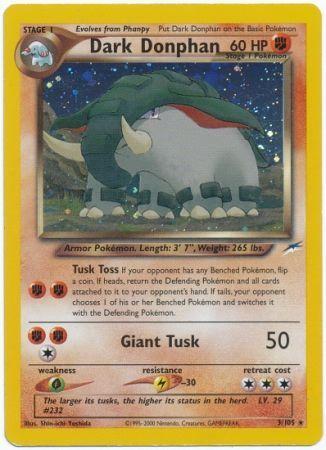 Dark Donphan 003/105 - Unlimited Holofoil Neo Destiny