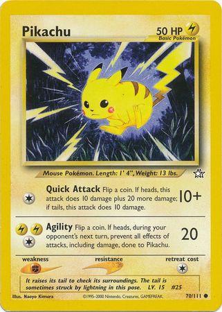 Pikachu 070/111 - Unlimited Neo Genesis