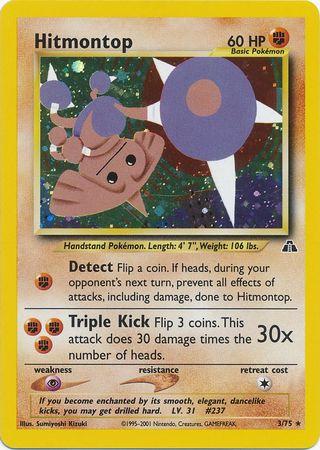 Hitmontop 003/75 - Unlimited Holofoil Neo Discovery