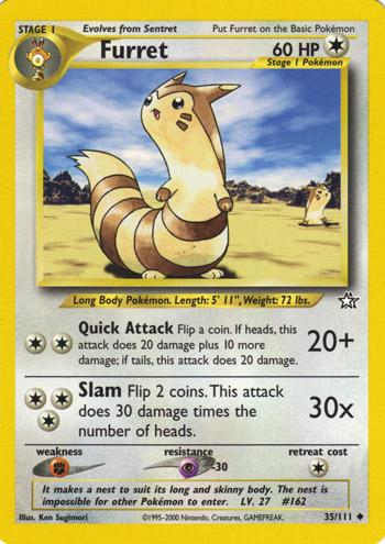 Furret 035/111 - Unlimited Neo Genesis