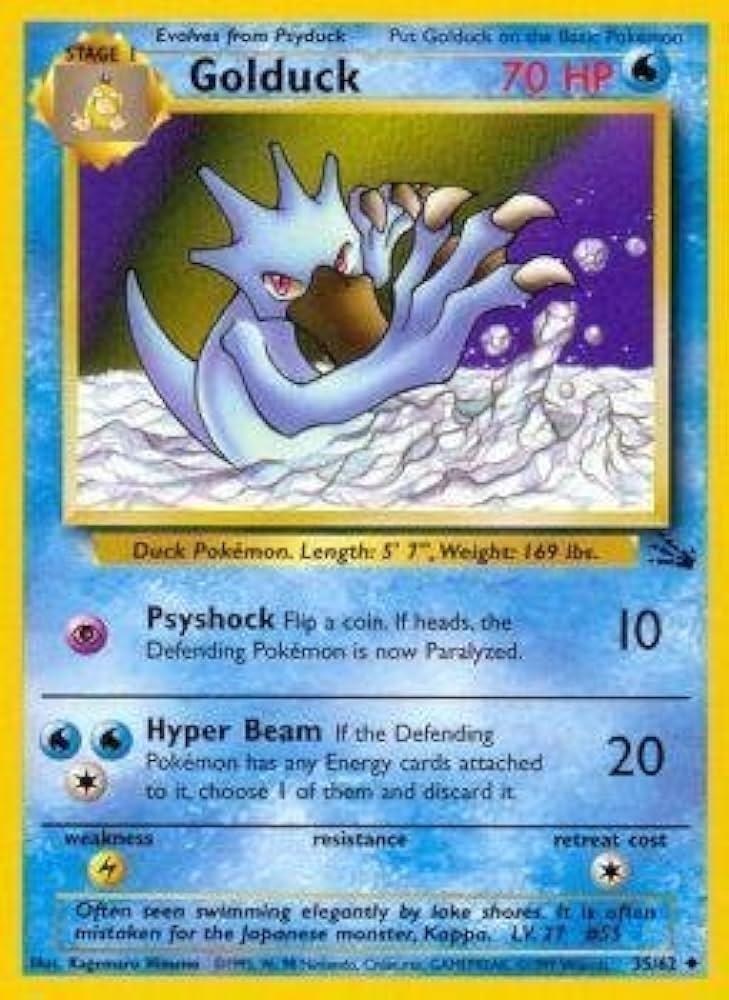 Golduck 035/62 - Unlimited Fossil