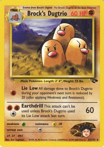Brock's Dugtrio 022/132 - Unlimited Gym Challenge